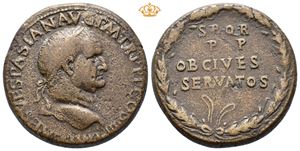 Vespasian. AD 69-79. Æ sestertius (26,54 g).