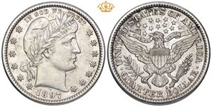 1/4 Dollar 1897 S
