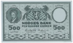 500 kroner 1976. A.6135447