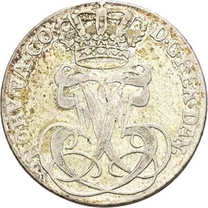 FREDERIK V 1746-1766 24 skilling 1756. S.3