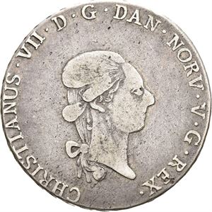 CHRISTIAN VII 1766-1808 2/3 speciedaler 1796. S.4