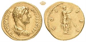 Hadrian, AD 117-138. AV aureus (20 mm; 7,21 g)