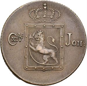 CARL XIV JOHAN 1818-1844. KONGSBERG. 2 skilling 1831