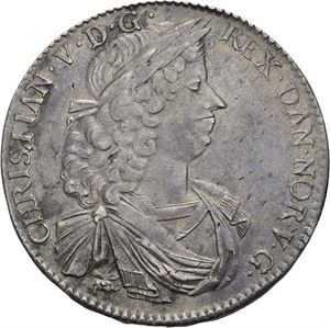 CHRISTIAN V 1670-1699. KONGSBERG. Speciedaler 1693. "Det klipperne yder…". S.11