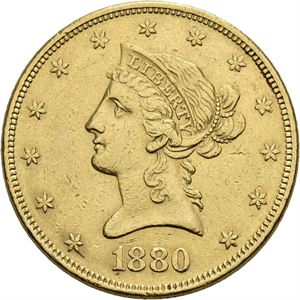 10 dollar 1880