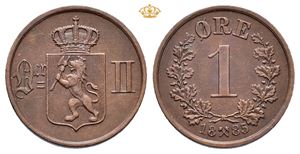 Norway. 1 øre 1885
