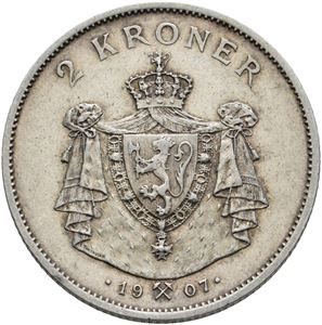 2 kroner 1907 jub