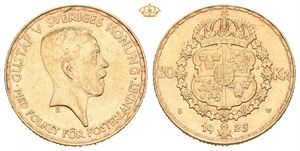 Gustav V, 20 kronor 1925