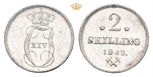 2 skilling 1842