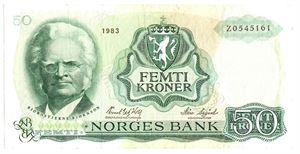 50 kroner 1983. Z0545161