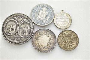 Ivar Throndsen. Lott 5 medaljer