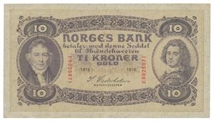 10 kroner 1918. F9825871