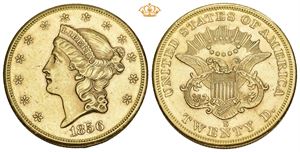 20 Dollars 1856 S