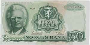 50 kroner 1975. F7105936.