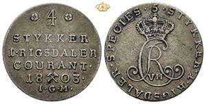 1/5 Speciedaler 1803