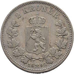 2 kroner 1898