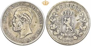 2 kroner 1885