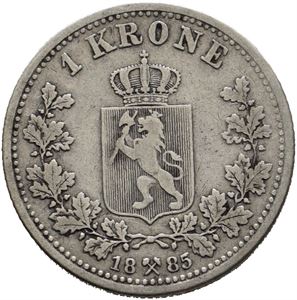 1 krone 1885