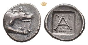 ARGOLIS, Argos. Circa 330-270 BC. AR triobol (2,58 g)