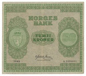 50 kroner 1945. A2498081