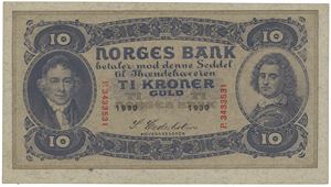 10 kroner 1930. P.3433531.
