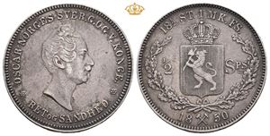 1/2 speciedaler 1850