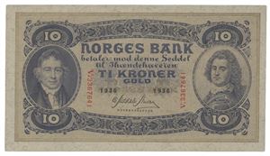 10 kroner 1936. V3367641