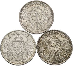 2 kroner 1912, 13 og 14