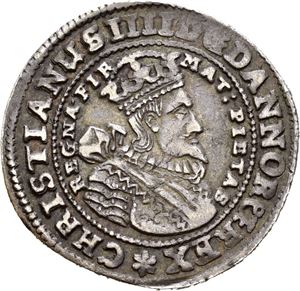 Christian IV 1588-1648. 1/8 speciedaler 1643. S.14