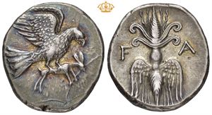 AR Drachm, circa 244-208 BC
