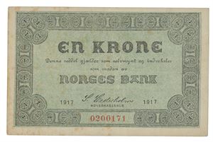 1 kr 1917