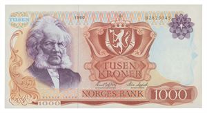 Norway. 1000 kroner 1980. B2825045
