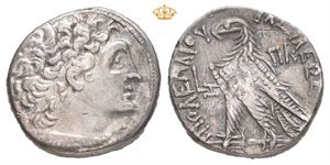 PTOLEMAIC KINGS of EGYPT. Ptolemaios XII Neos Dionysos (Auletes), 80-51 BC. AR tetradrachm (13,28 g)