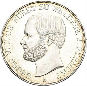 Waldeck-Pyrmont, Georg Victor, 2 vereinstaler 1856 A