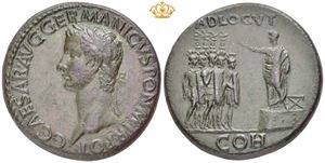 Æ Sestertius, AD 37-38