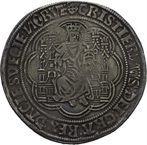 CHRISTIAN II 1513-1523, Sølvgylden 1523, Malmø. S.3