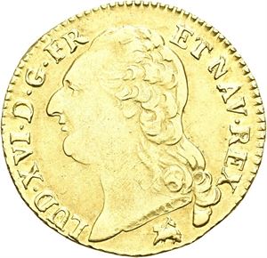 Ludvig XVI, Louis d`or 1787 B