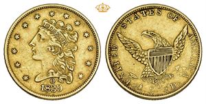 2 1/2 Dollars 1839