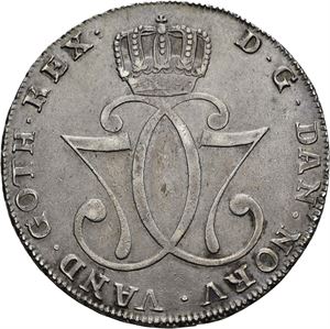 CHRISTIAN VII 1766-1808. KONGSBERG. Speciedaler 1778. S.1