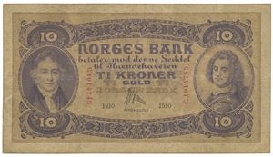 10 kroner 1910. C.1014745.