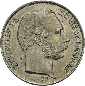 Christian IX, 20 cents 1878