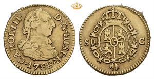 1/2 escudo 1788. Sevilla