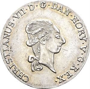 CHRISTIAN VII 1766-1808 1/3 speciedaler 1797. S.8