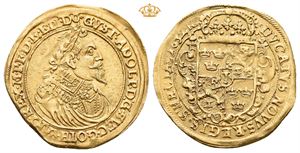 Swedish Possessions. Mainz, Gustav II Adolf, dukat 1632. Klippet i kanten/clipped on the edge