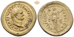 Vespasian. AD 69-79. Æ dupondius/sestertius (24,13 g).