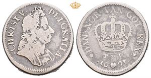 2 krone 1693. København. S.26