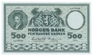 500 kroner 1976 A