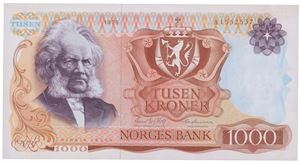 1000 kroner 1975. A1552537.