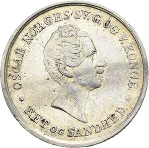 OSCAR I 1844-1859 24 skilling 1846. Riper/scratches