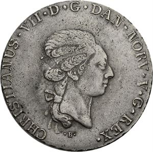 CHRISTIAN VII 1766-1808. Speciedaler 1795. Schleswig-Holstein. S.2